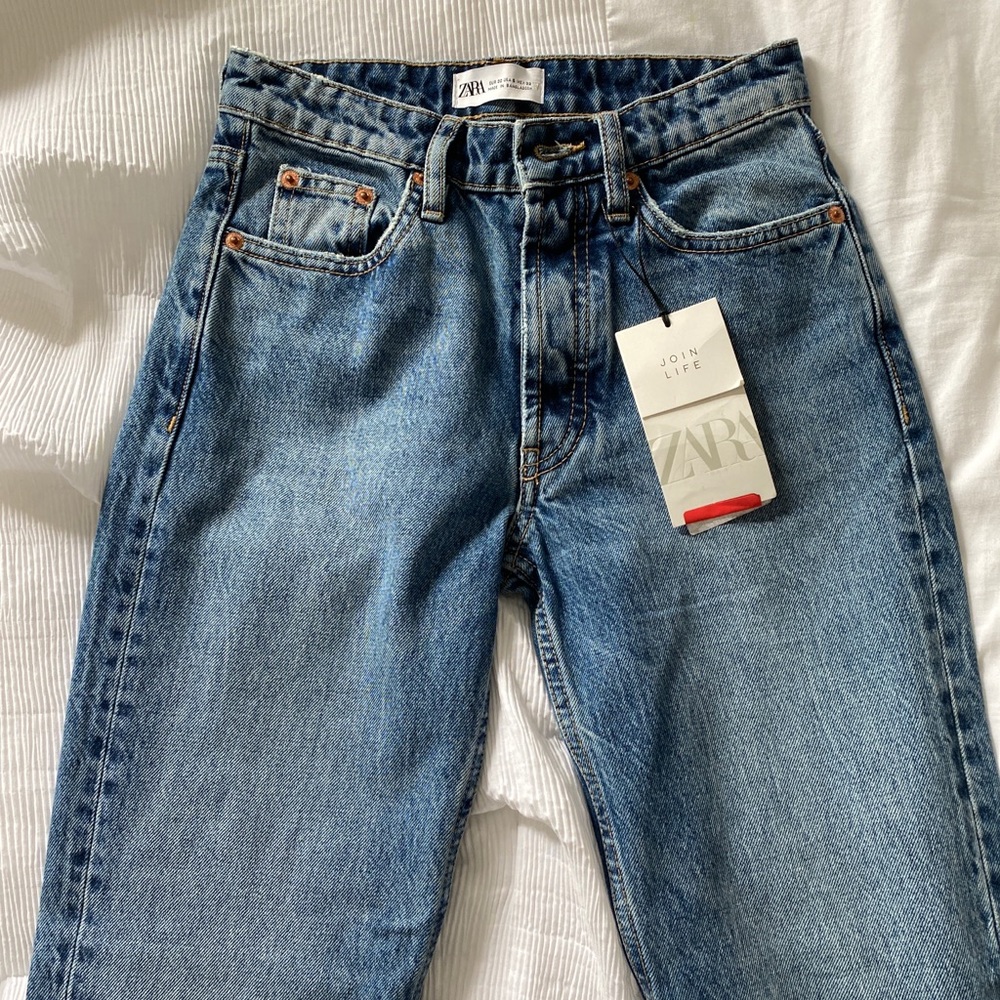 Straight leg jeans
